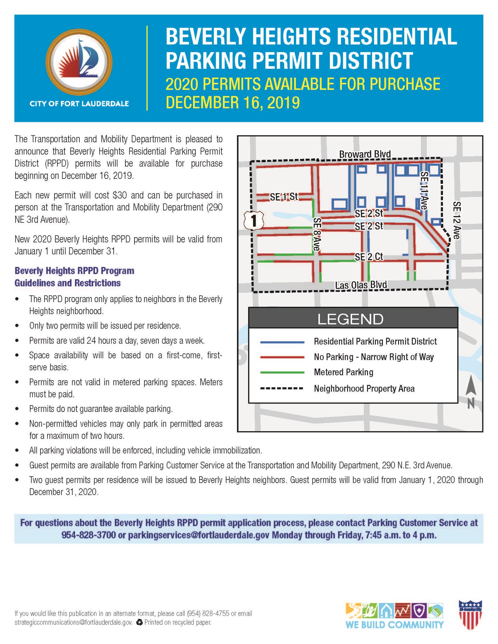 Beverly Heights Resid Parking Permit_111319