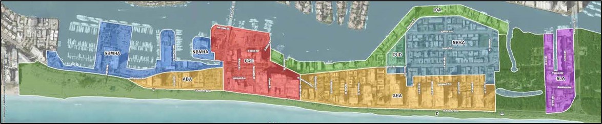 Central Beach map