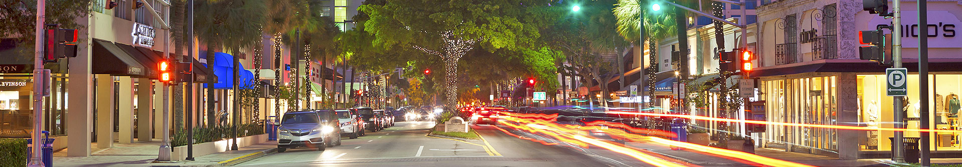 Las Olas Boulevard sunset