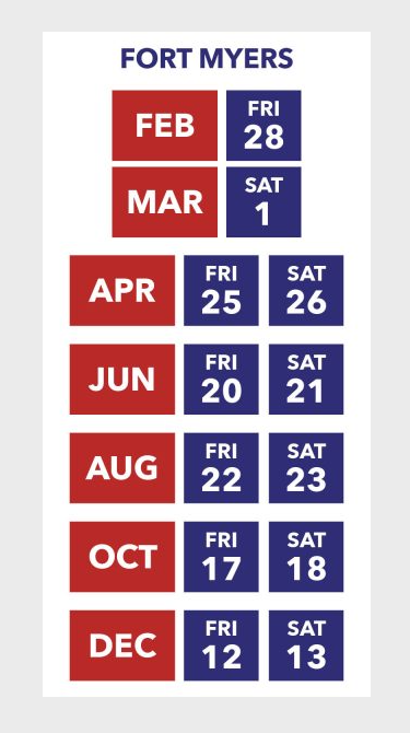 2025 Schedule
