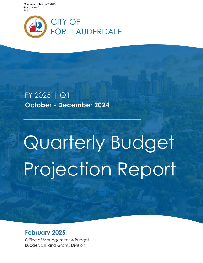 FY 2025 Quarter 1 COVER
