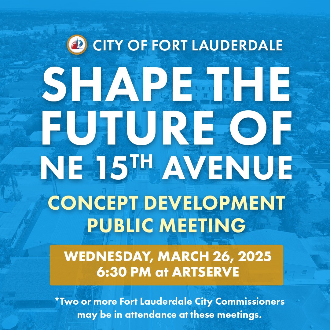 Public Meet March 26 Future of NE 15 Ave ArtServe