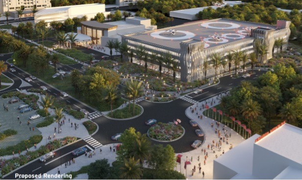 Holiday Park Parking Lot Rendering