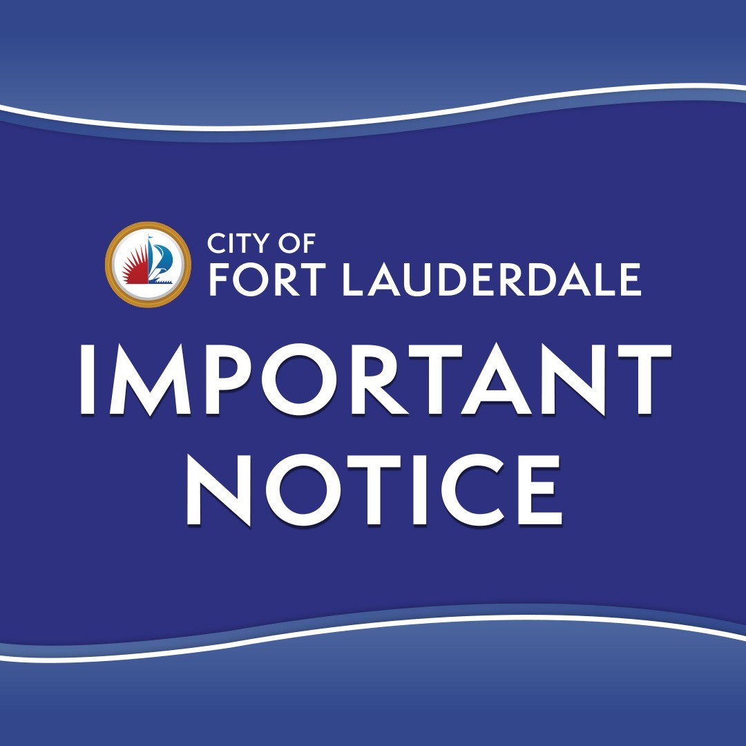 Notice of Water Service Interruption on Oakland Park Blvd from Bayview Drive t...